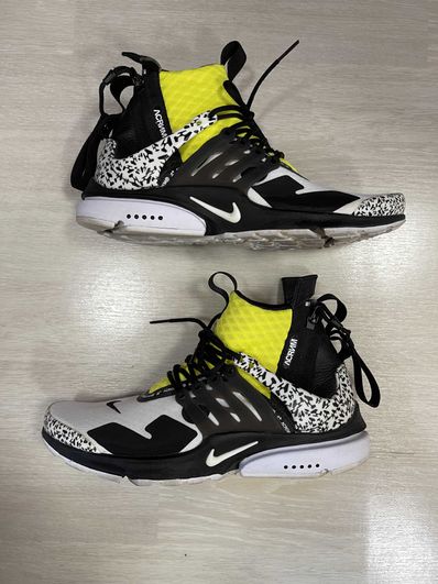 ACRONYM × Nike Air Presto Mid "White/Black/Dynamic Yellow"