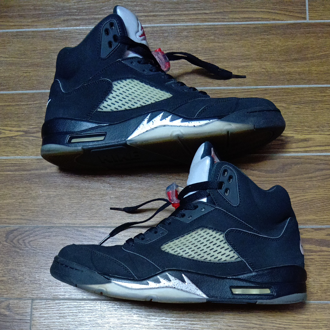 Nike Air Jordan 5 Retro OG "Black/Fire Red/Metallic Silver/White" (2016)