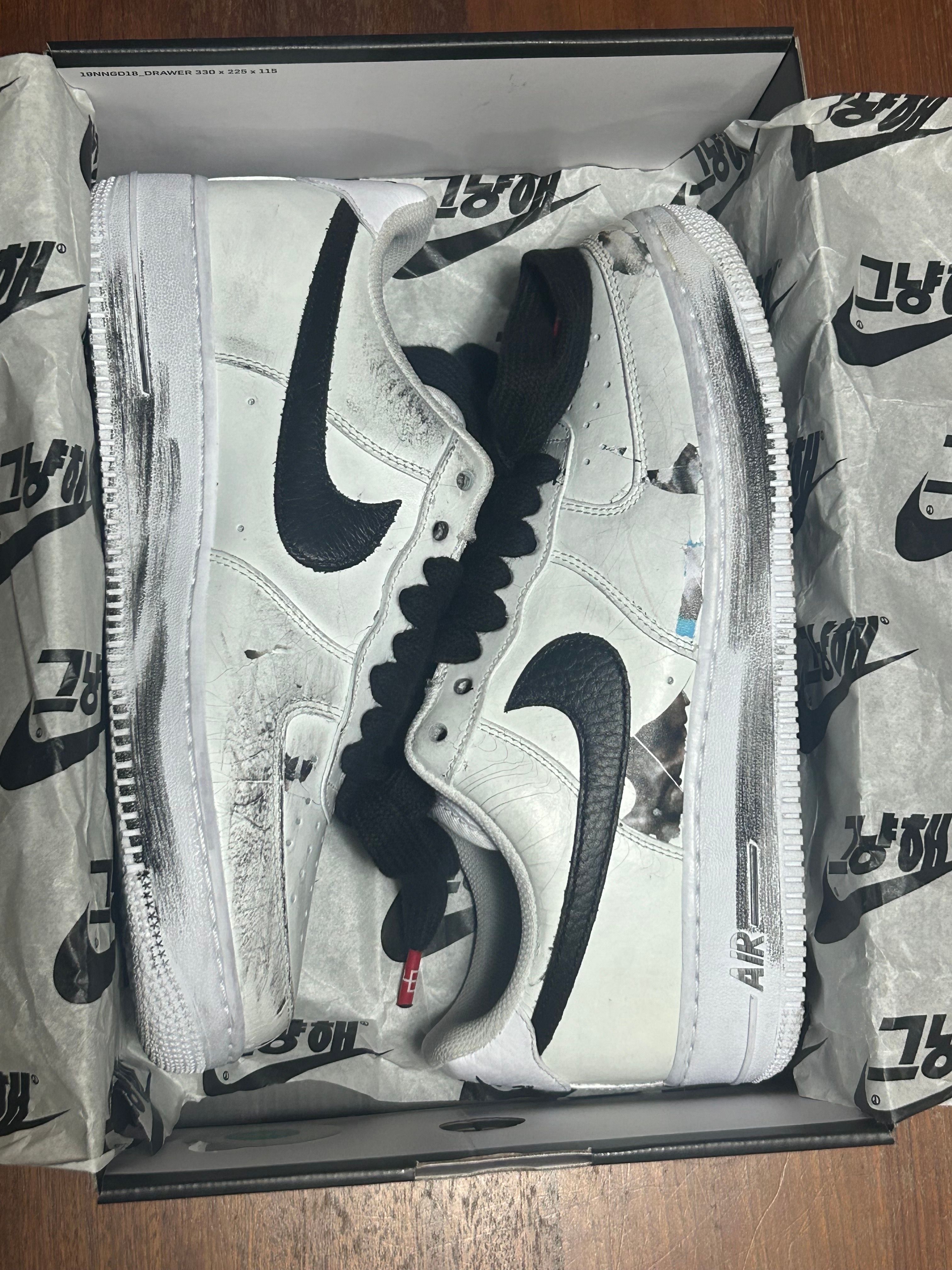 PEACEMINUSONE × Nike Air Force 1 Low "Para-noise/White/Black" / G-DRAGON
