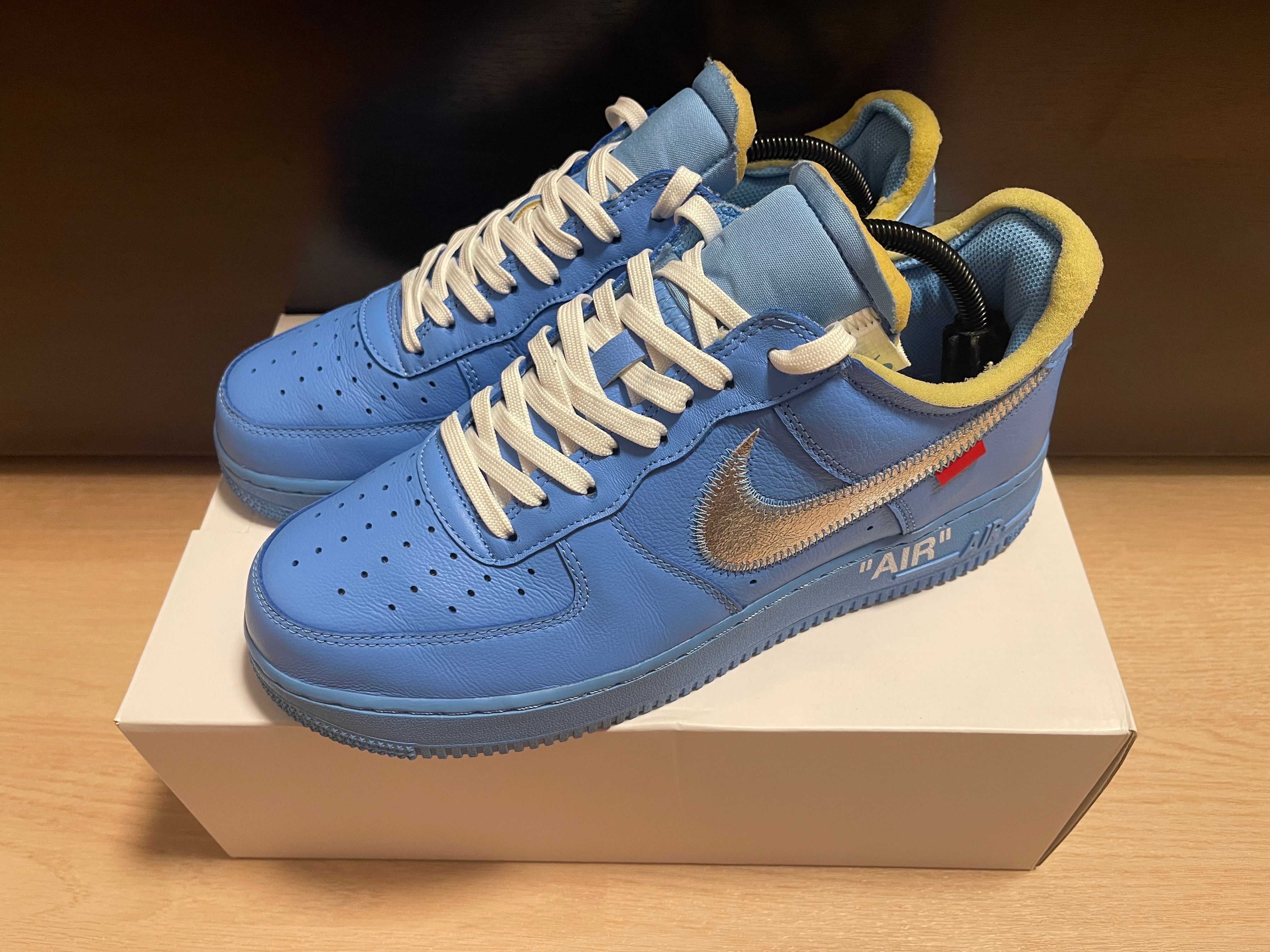 Off-White × Nike Air Force 1 Low "MCA University Blue"