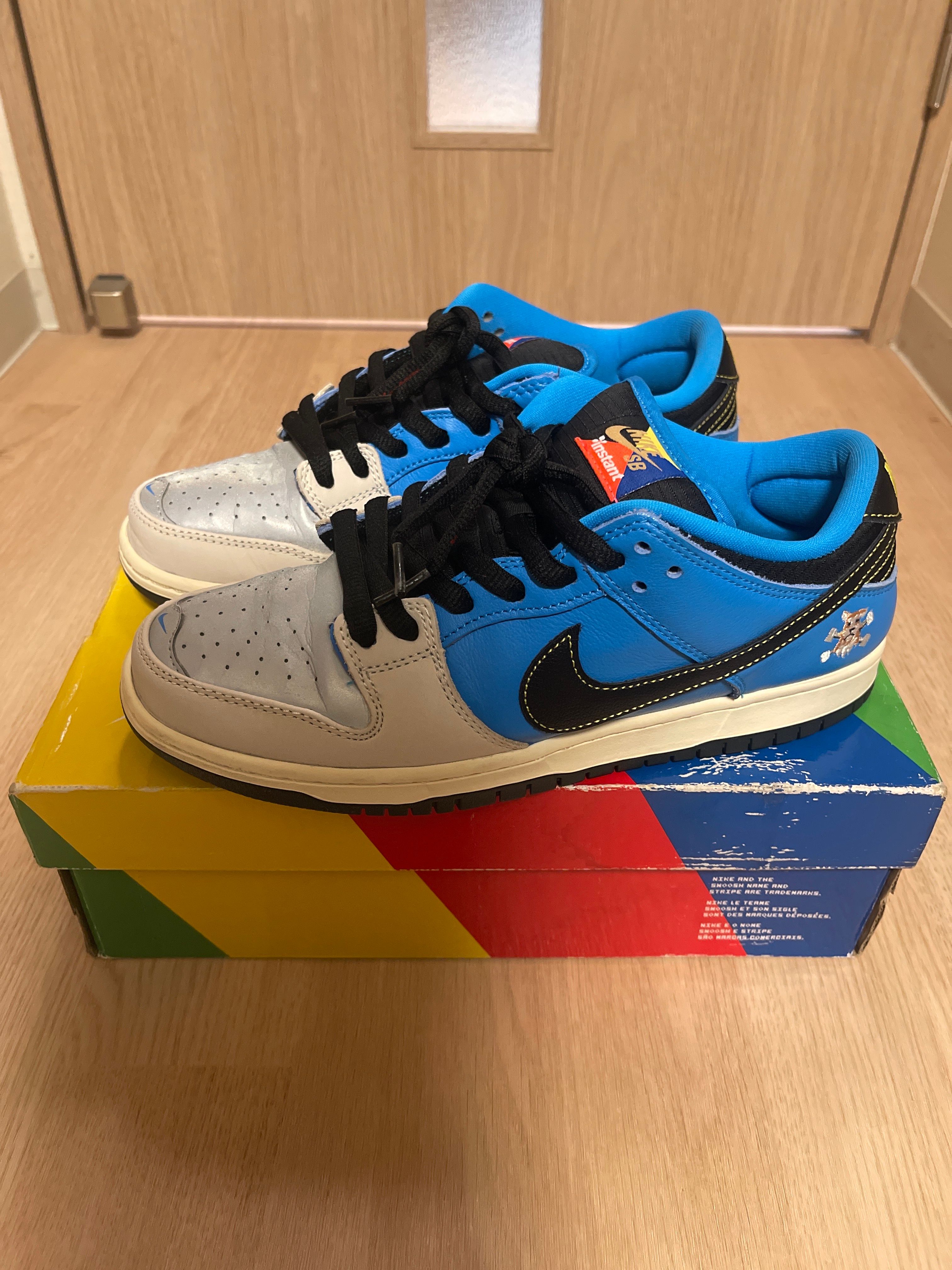 Instant Skateboards × Nike SB Dunk Low "Blue Hero"