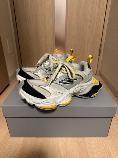 BALENCIAGA Cargo Sneaker Exclusive Release "Gray/Black/Yellow"