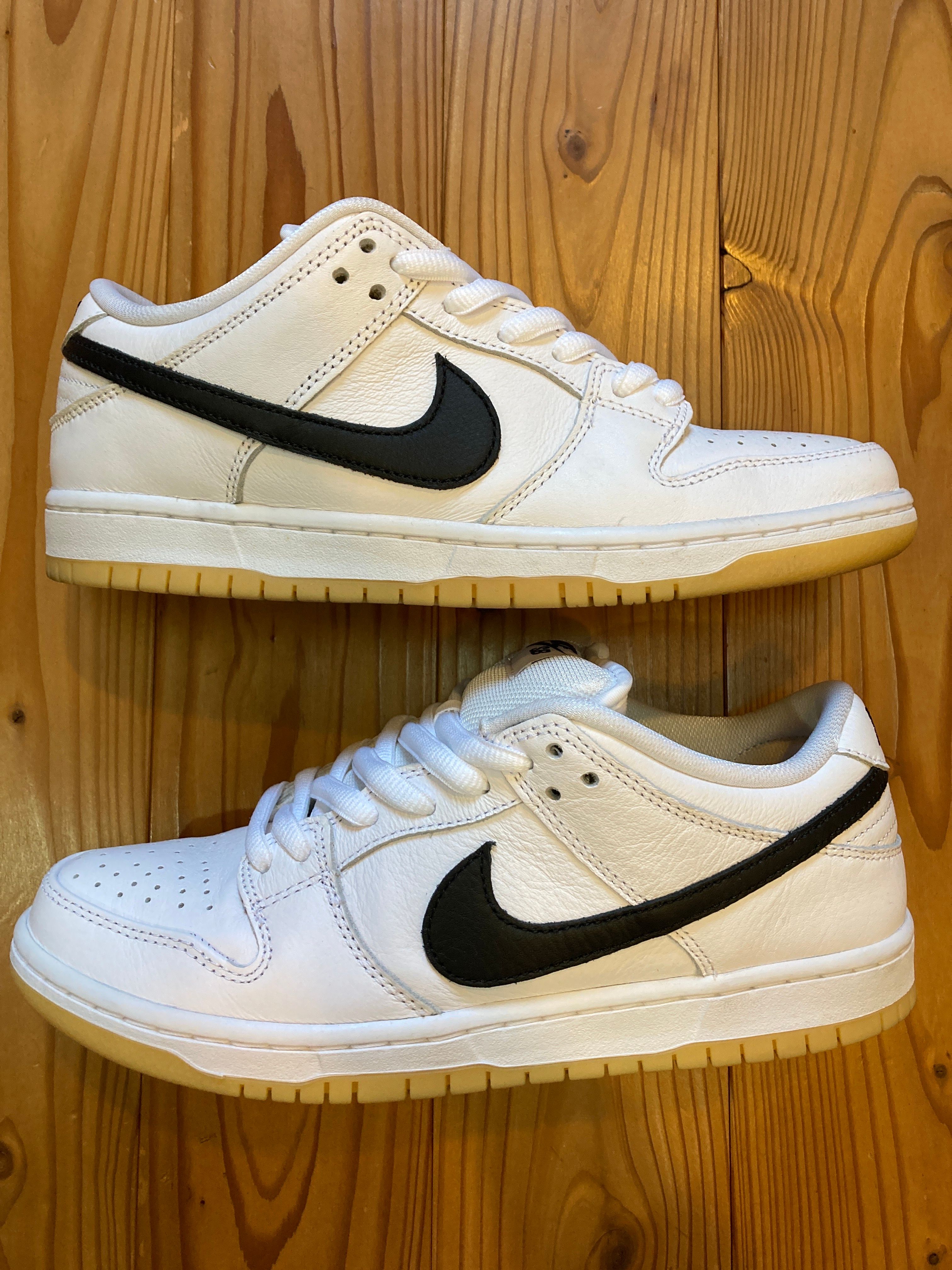 Nike SB Dunk Low Pro "White/Black-White-Gum Light Brown"