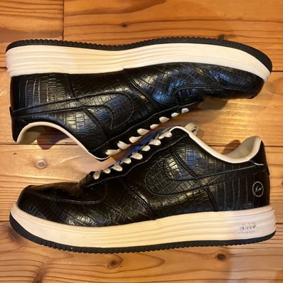 Fragment Design × Nike Lunar Force 1 Low SP "Black/Black-NET"