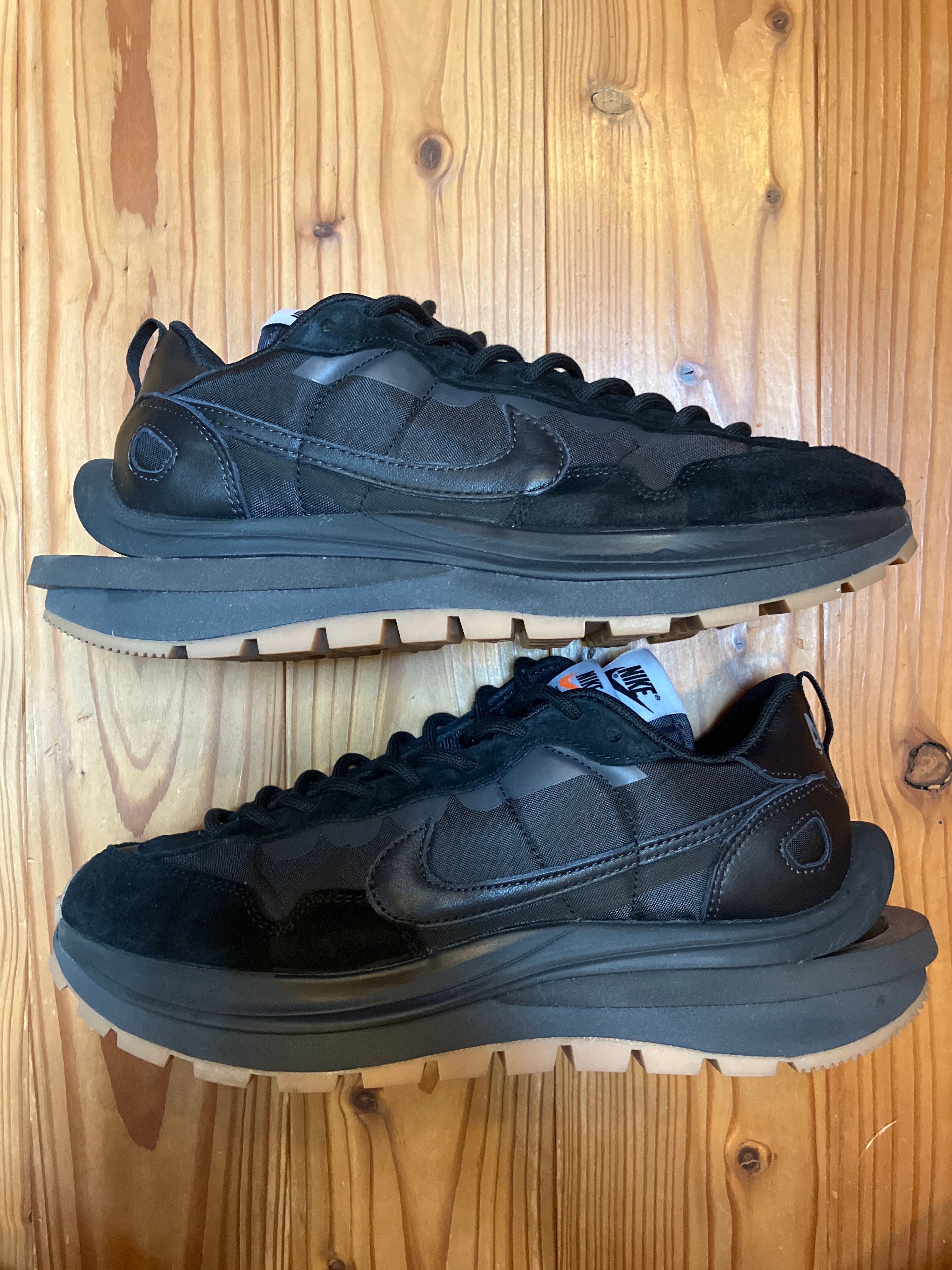 sacai × Nike VaporWaffle "Black Gum"
