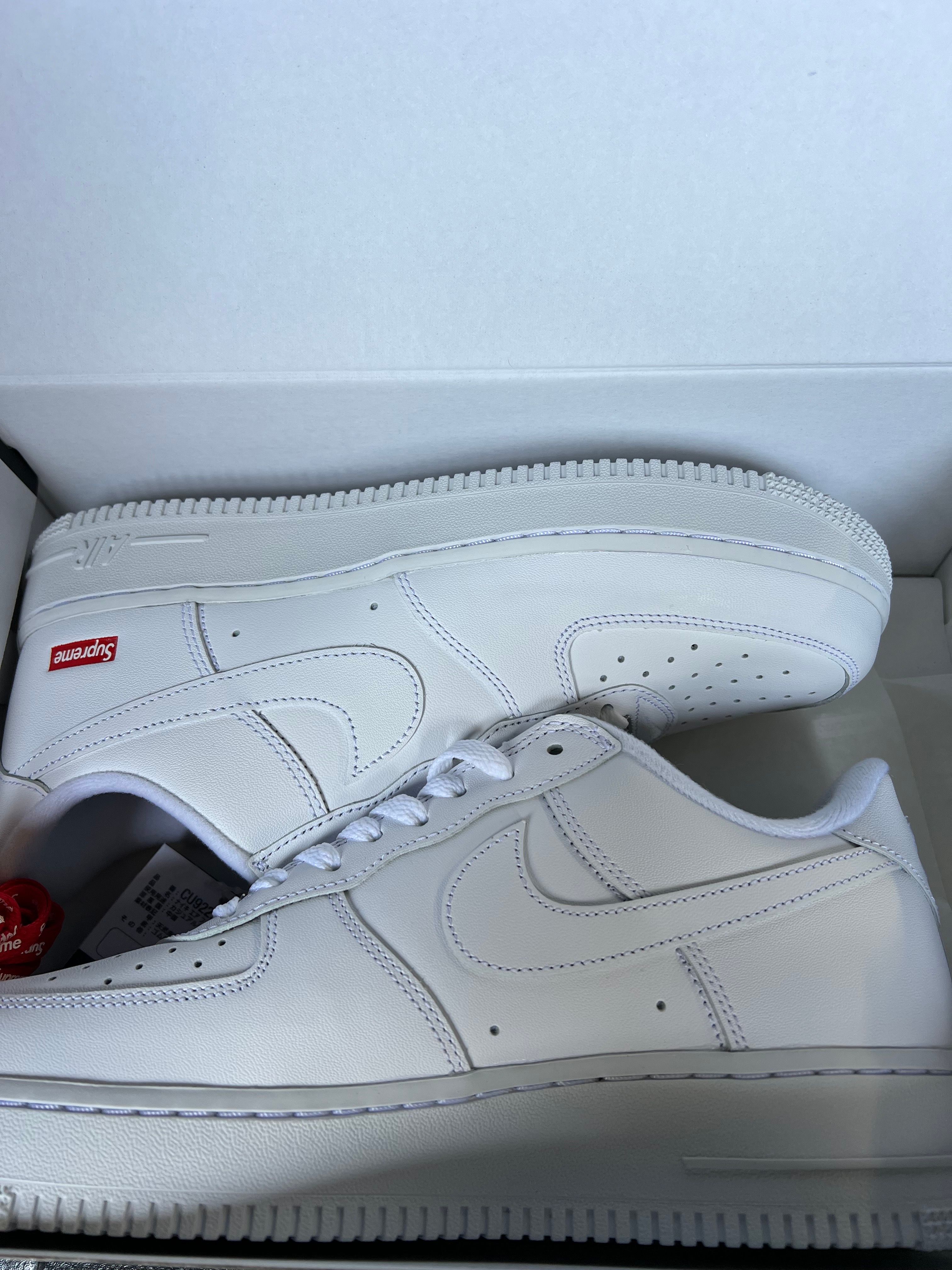 Supreme × Nike Air Force 1 Low "White"