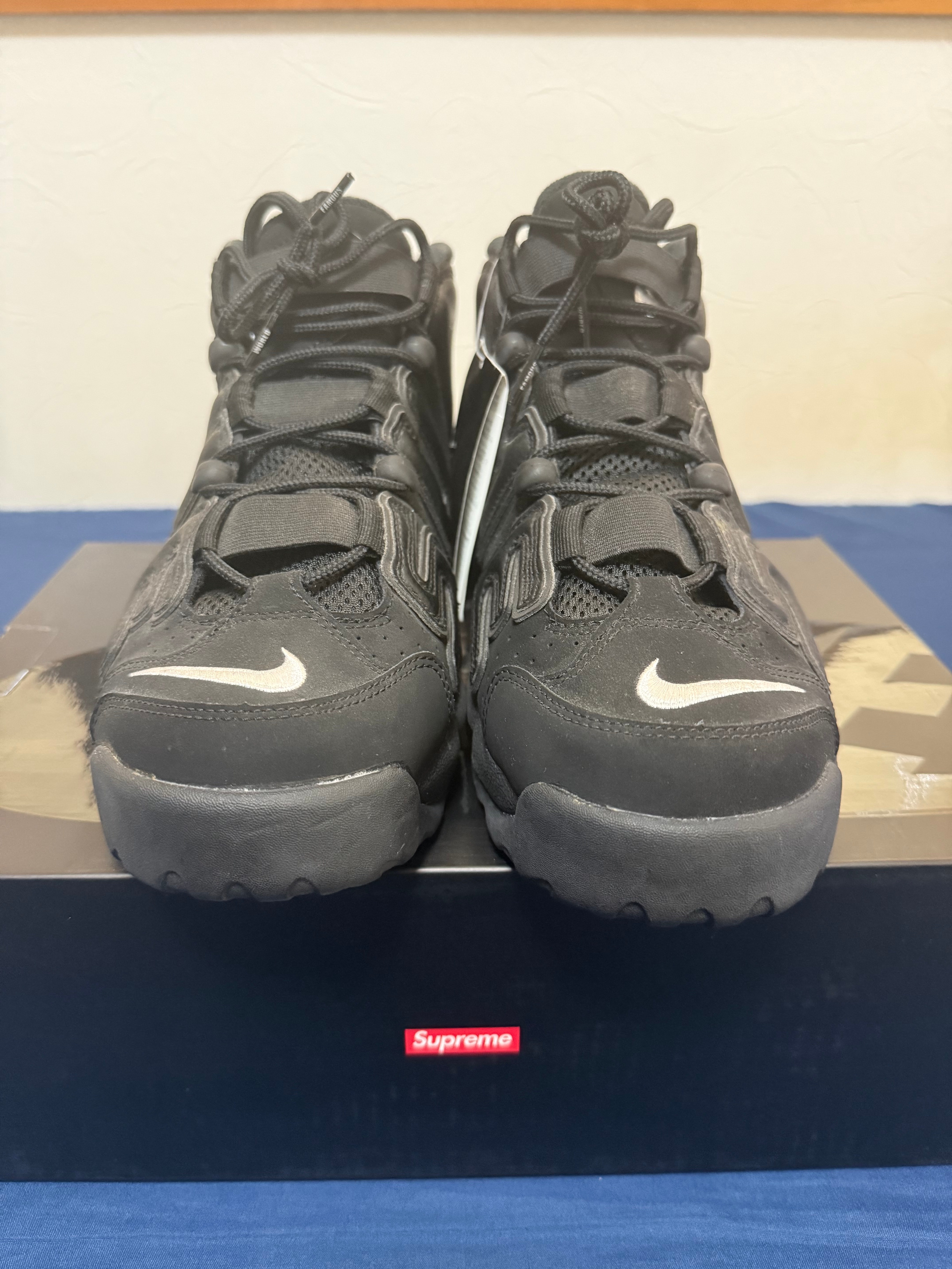 Supreme × Nike Air More Uptempo "Black"