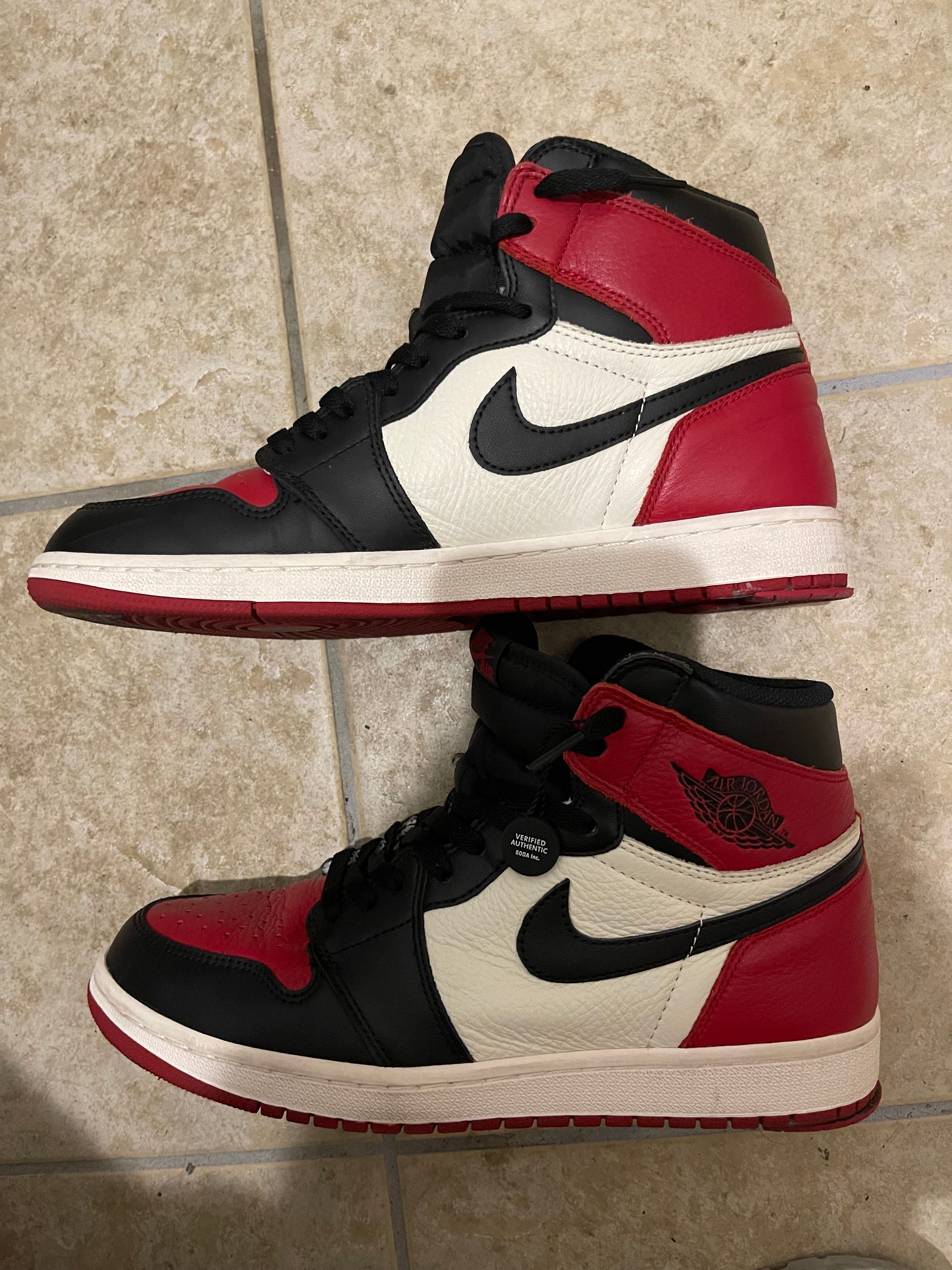 Nike Air Jordan 1 Retro High OG "Bred Toe"