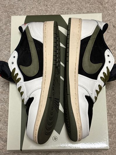 Travis Scott × Nike Women's Air Jordan 1 Low OG "Medium Olive"