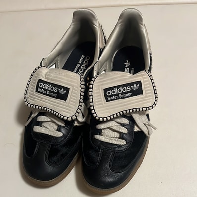 Wales Bonner × adidas Samba Pony Tonal Low "Core Black/Cream White"