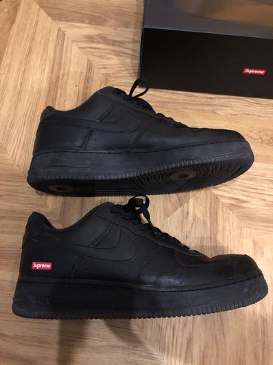 Supreme × Nike Air Force 1 Low "Black"