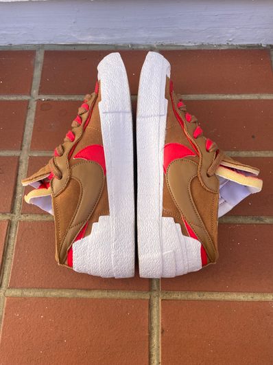 SACAI × NIKE BLAZER LOW "BRITISH TAN"