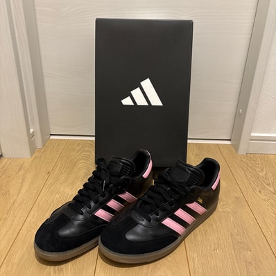 Inter Miami CF × adidas Samba "Core Black/Light Pink/Gum"