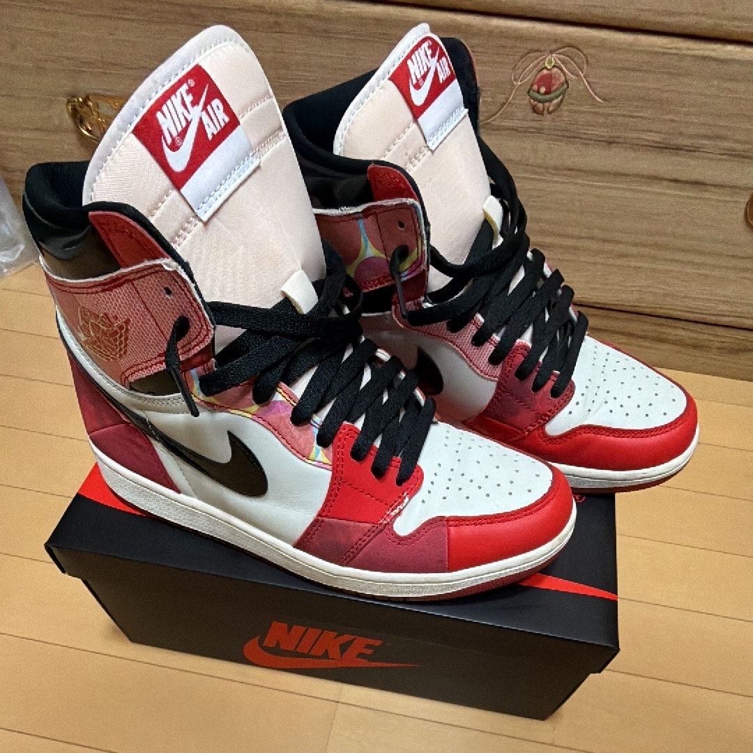Spider-Man × Nike Air Jordan 1 Retro High OG SP "Spider-Man: Across the Spider-Verse/University Red"