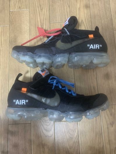 Off-White × Nike Air Vapormax "Black/Total Orange/Clear"
