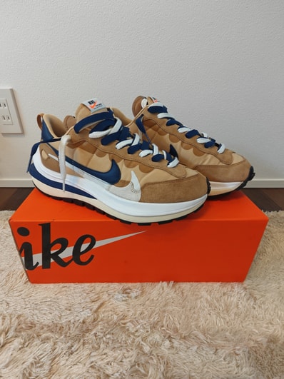 sacai × Nike Vapor Waffle "Sesame and Blue Void"