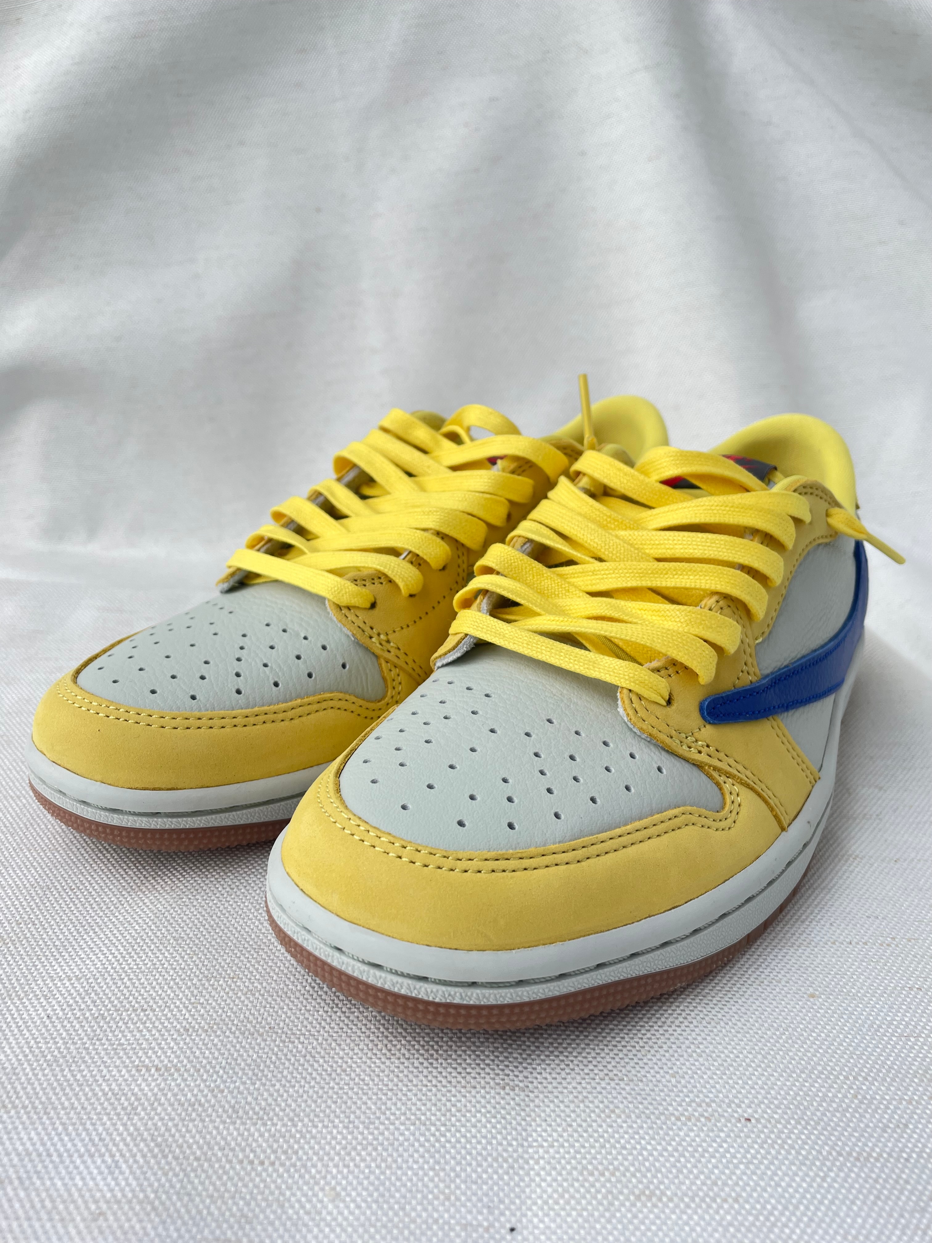 Travis Scott × Nike Women's Air Jordan 1 Retro Low OG "Canary"