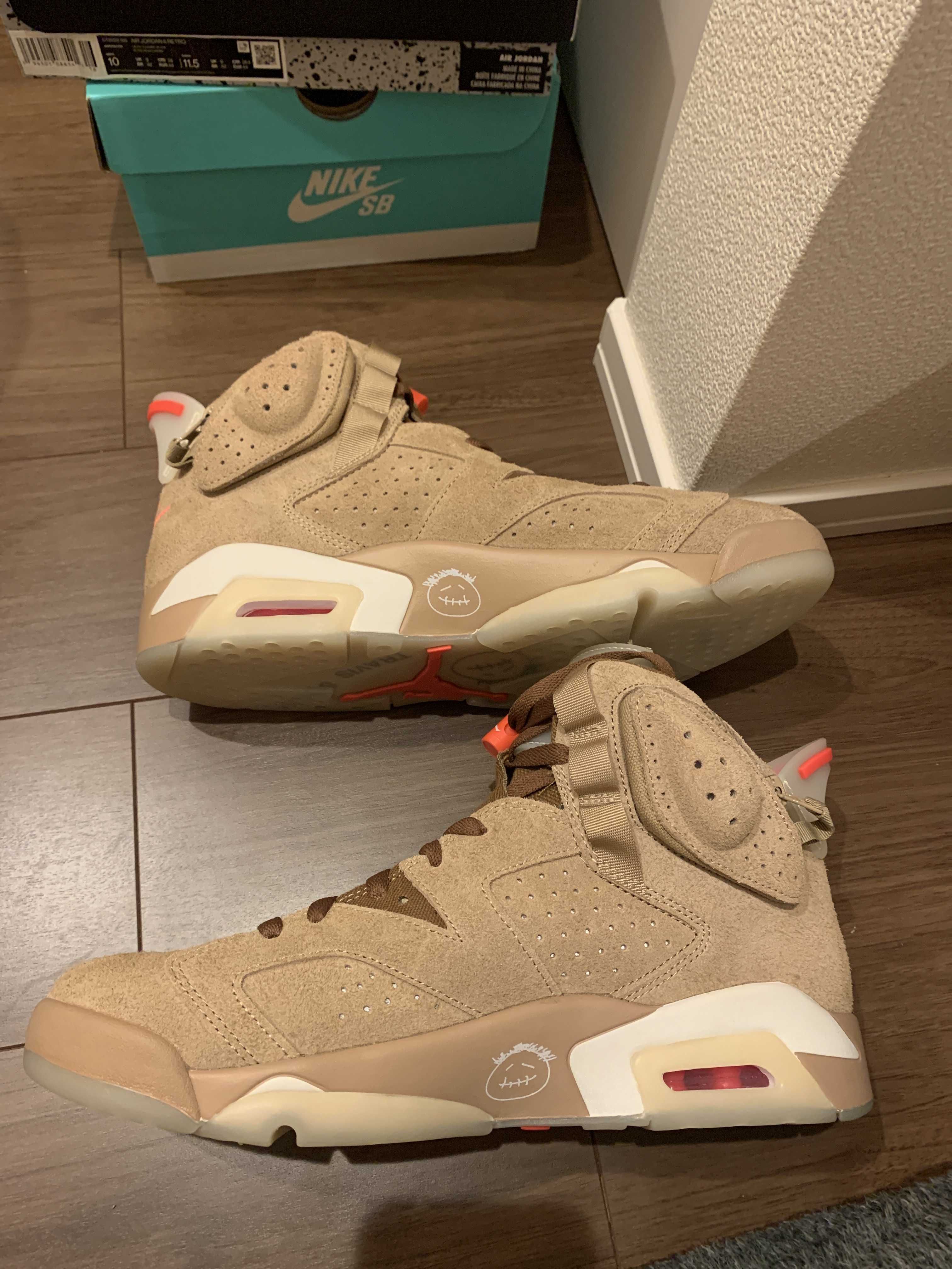 Travis Scott × Nike Air Jordan 6 "British Khaki"