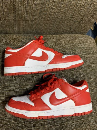 Nike Dunk Low SP "White and University Red"