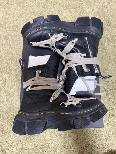 Rick Owens × Dr.Martens 1460 DMXL Mega Lace Boot "Black"