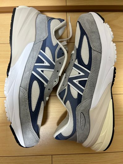 税込】 990V6 Balance New ネイビー NBU990TC6 グレイ スニーカー