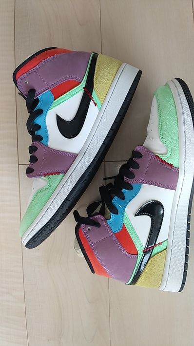 Nike Women's Air Jordan 1 Mid "Multi Color"