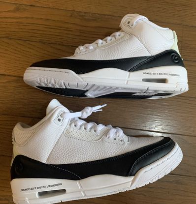 Fragment × Nike Air Jordan 3 "White/Black"