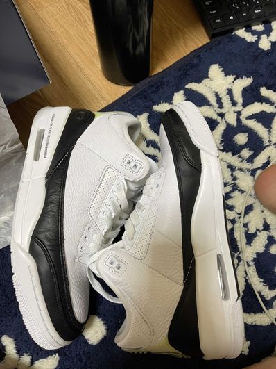 Fragment × Nike Air Jordan 3 "White/Black"