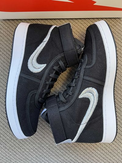 Stussy × Nike Vandal High "Black"