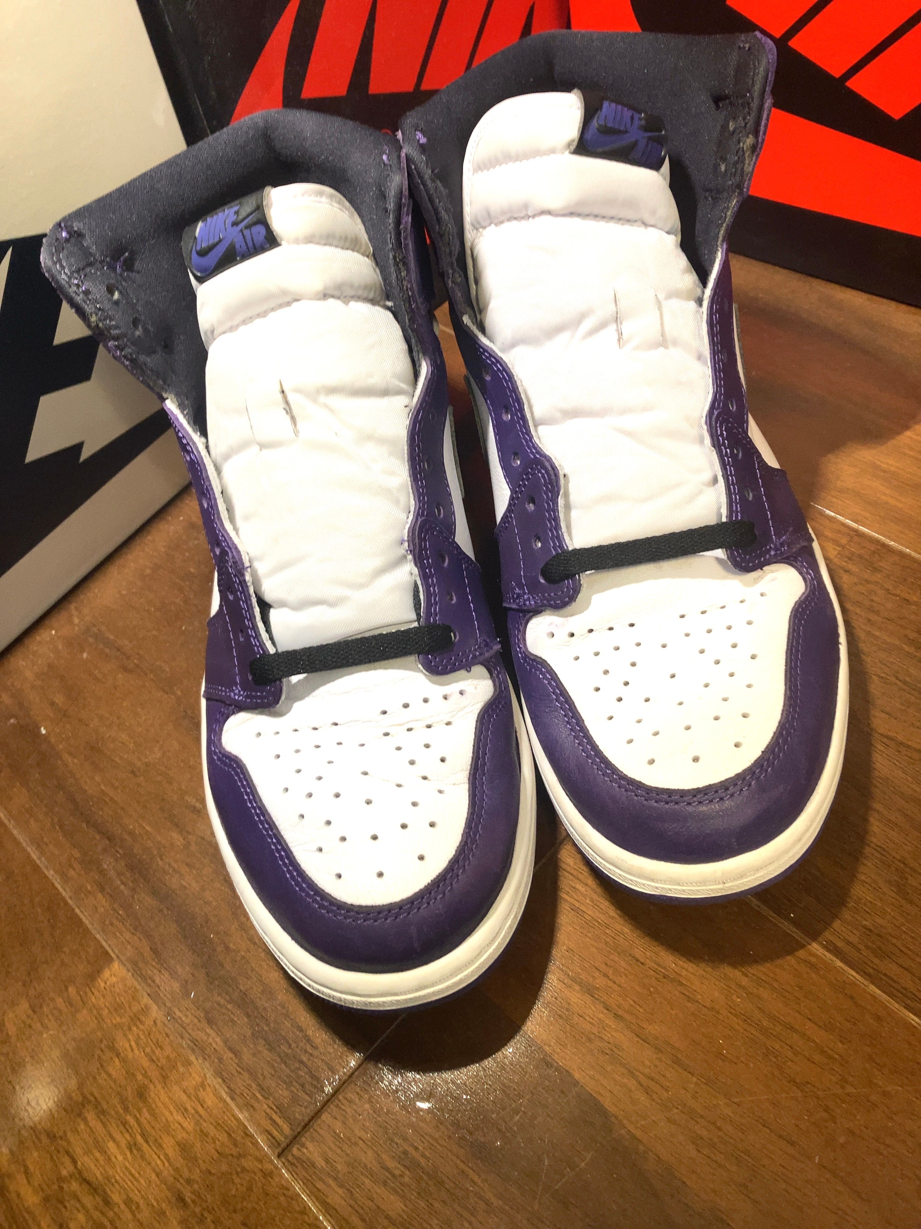 Nike Air Jordan 1 Retro High OG "Court Purple White/Black" (2020)   