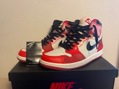 Spider-Man × Nike Air Jordan 1 Retro High OG SP "Spider-Man: Across the Spider-Verse/University Red"