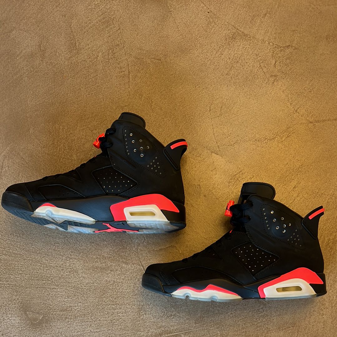 NIKE AIR JORDAN 6 RETRO "INFRARED BLACK" (2014)