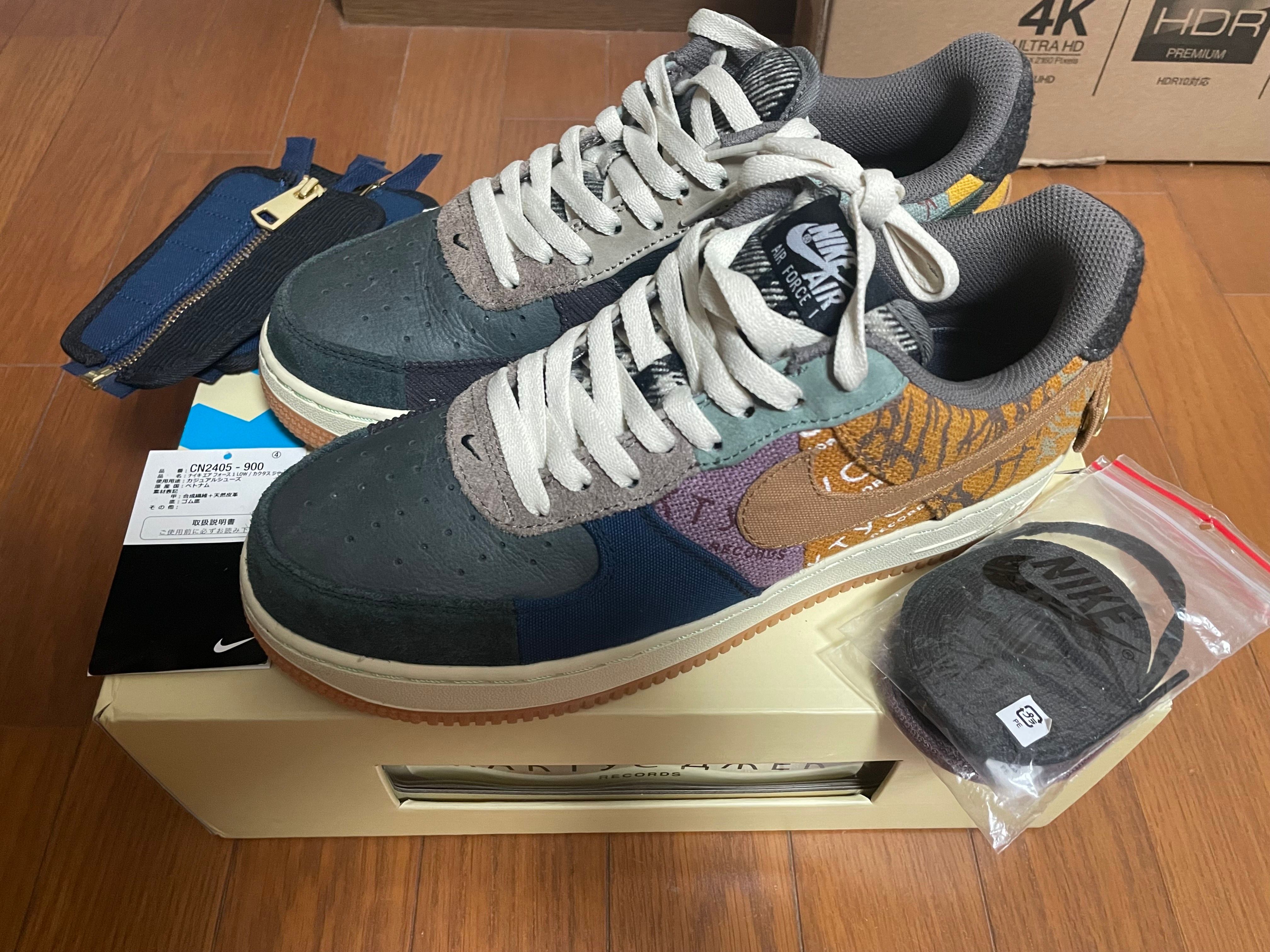 Travis Scott × Nike Air Force 1 Low Cactus Jack "Multi Color"