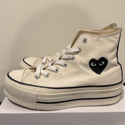 PLAY COMME des GARCONS × Converse All Star Hi "White"