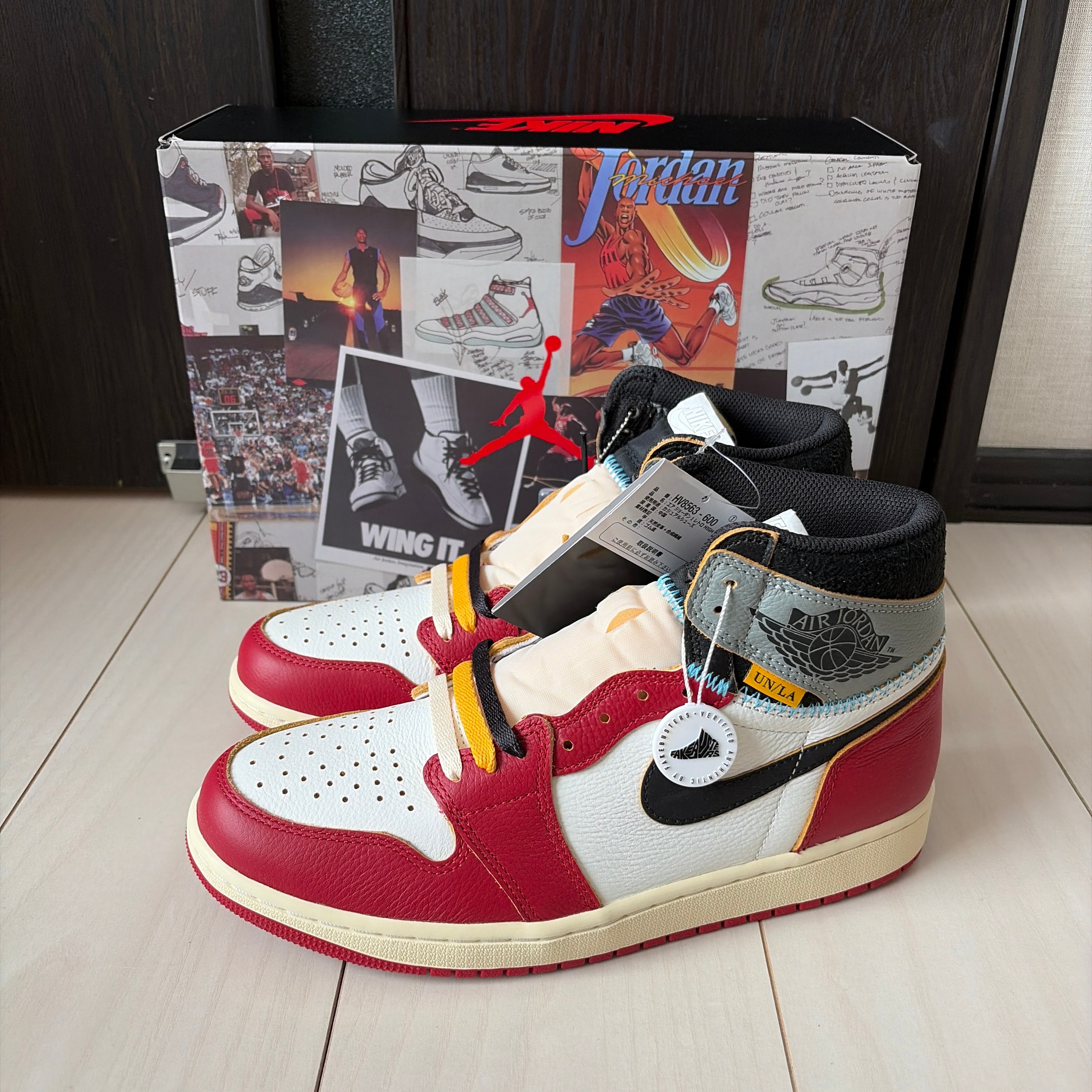 UNION × Nike Air Jordan 1 Retro High OG "Chicago/Shadow"