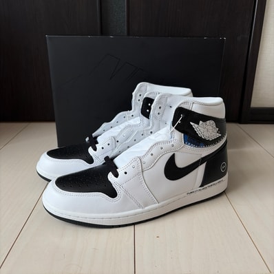 fragment design × UNION × Nike Air Jordan 1 Retro High OG "Black/White"