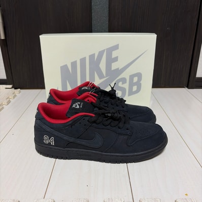 Supreme × Nike SB Dunk Low "Black" (25FW Week2)