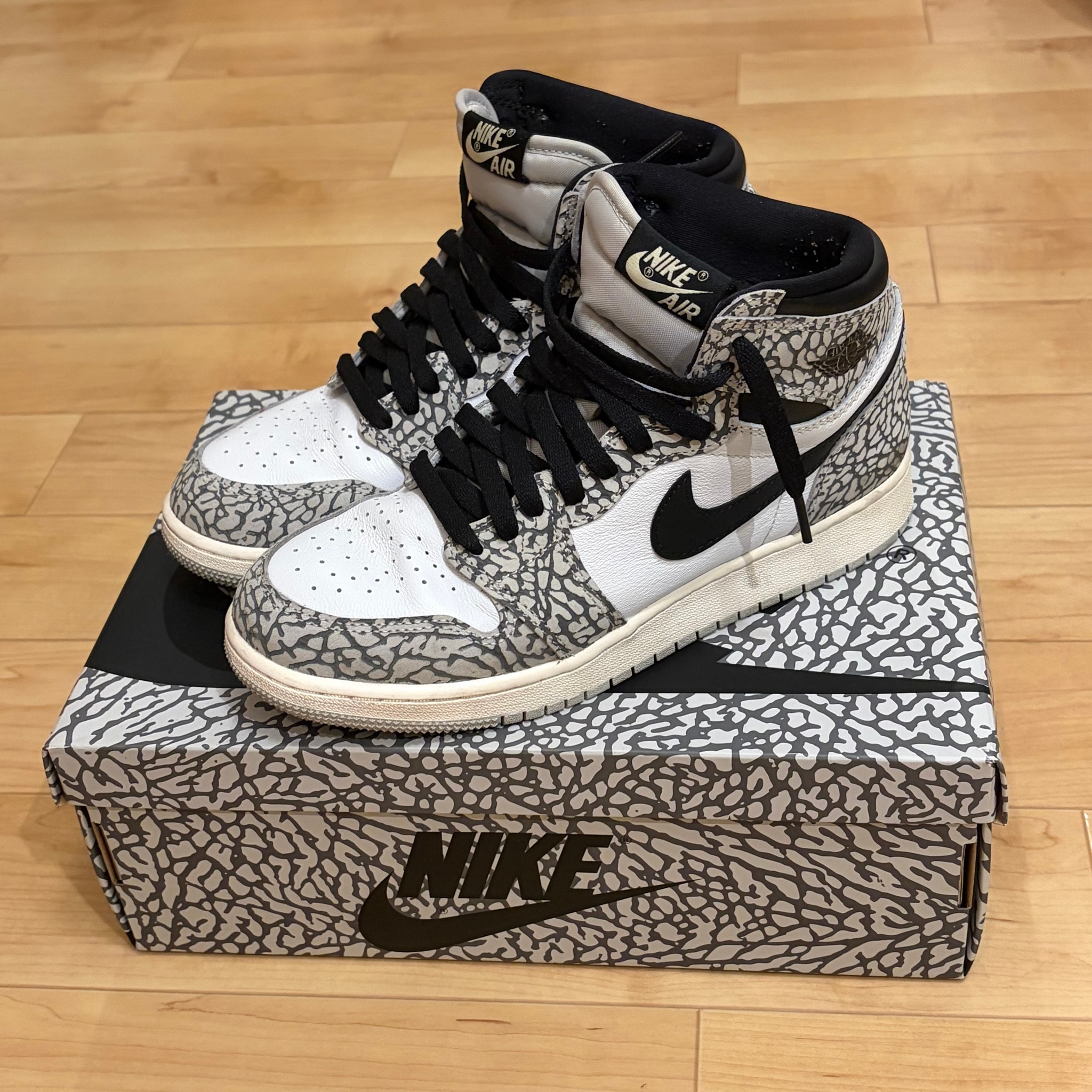 Nike Air Jordan 1 High OG "White Cement/Safari"