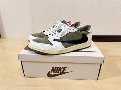 Travis Scott × Nike Air Jordan 1 Low OG SP "Reverse Olive"