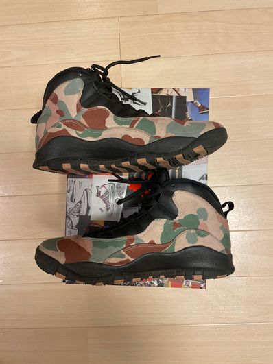 Nike Air Jordan 10 Retro "Duck Camo" Black/Clay