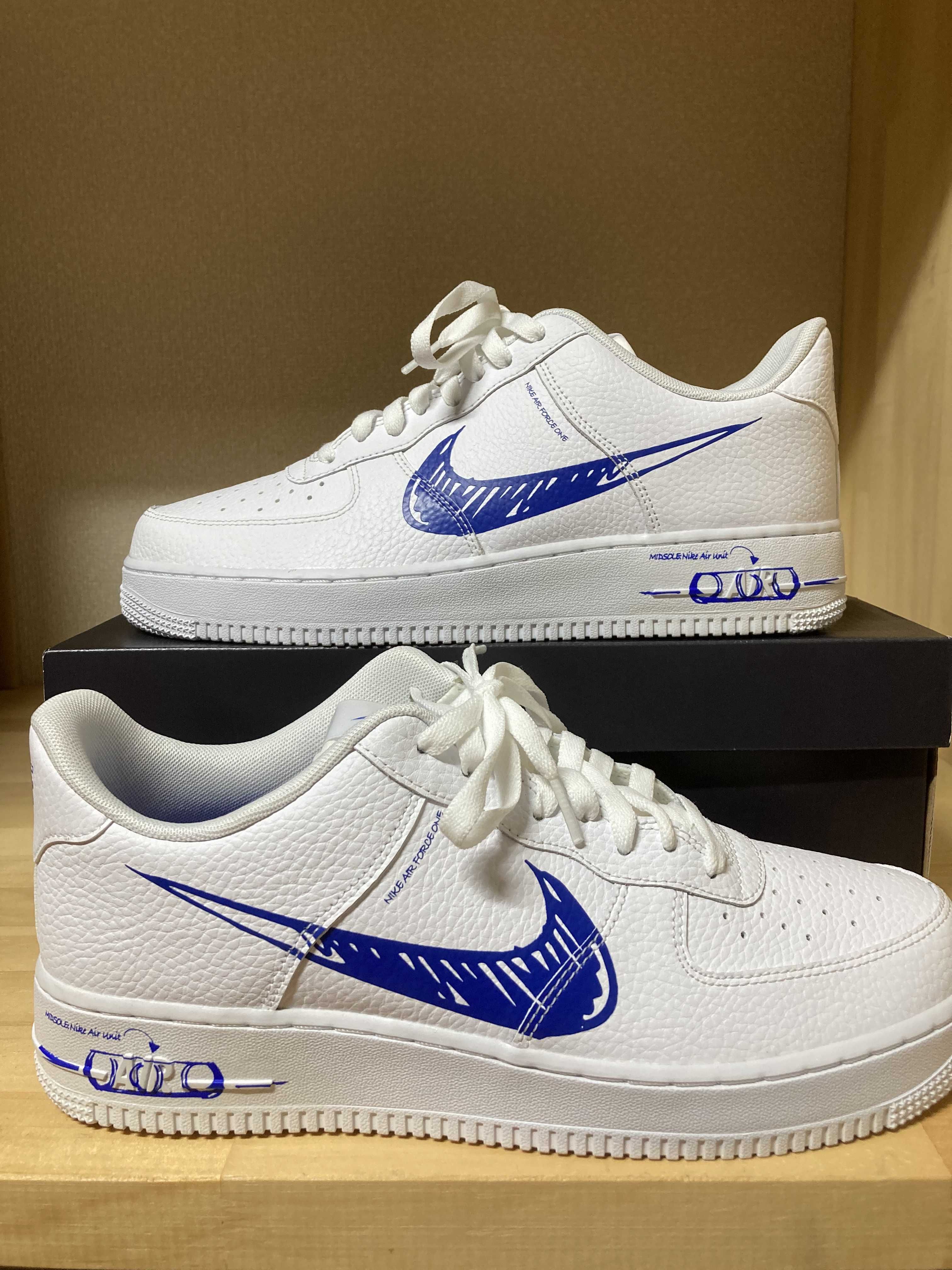 Nike Air Force 1 Low LV8 Utility "White/Blue"