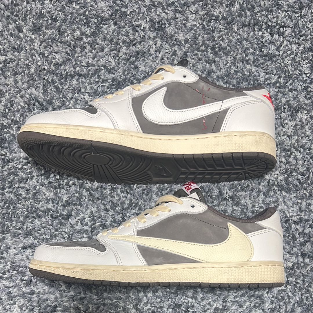 Travis Scott × Nike Air Jordan 1 Low OG SP "Reverse Mocha/Sail and Ridgerock"
