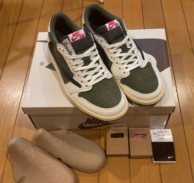 Travis Scott × Nike Air Jordan 1 Low OG SP "Reverse Olive"