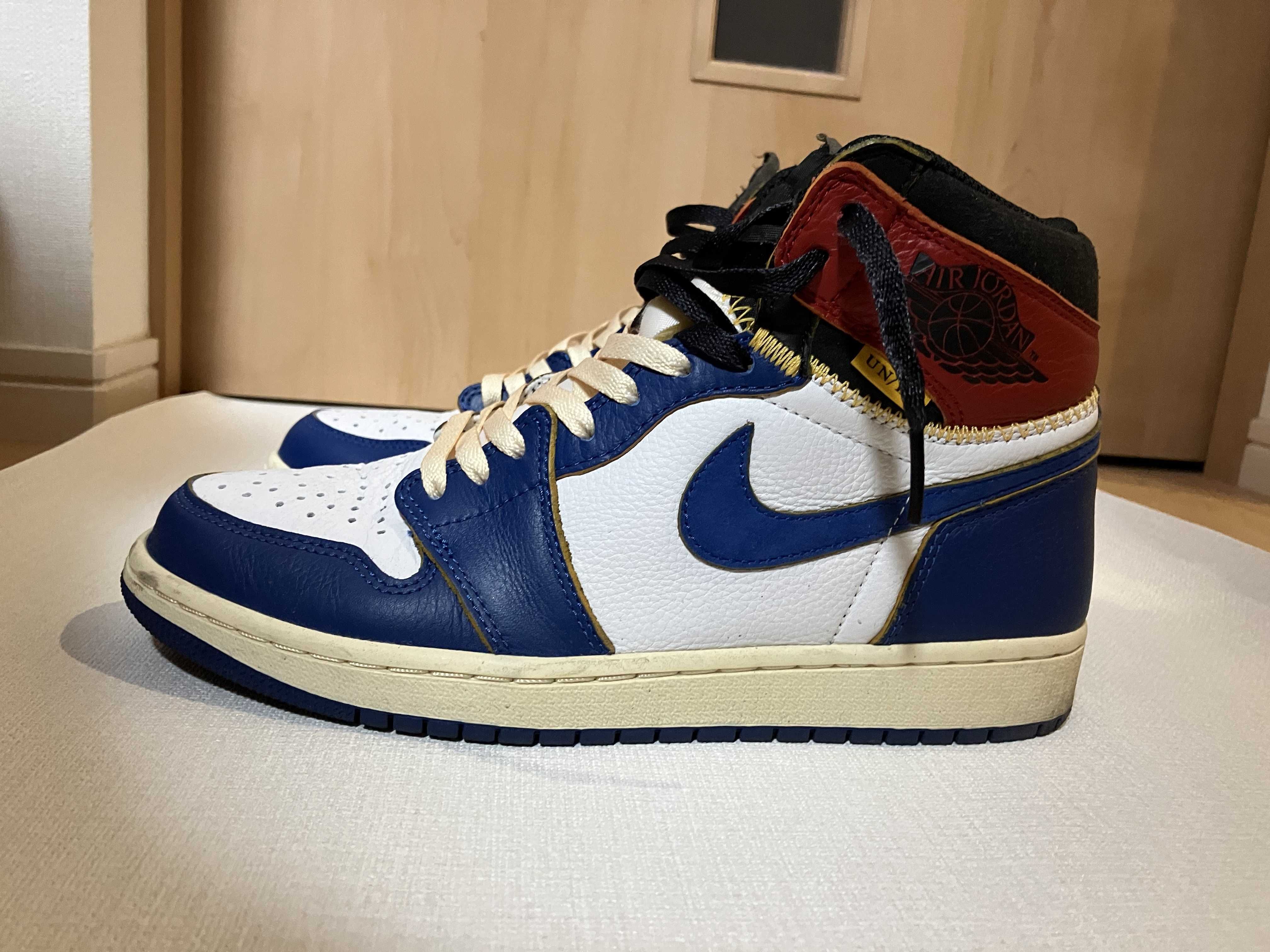 Union × Nike Air Jordan 1 Retro High OG NRG "Storm Blue/Varsity Red"