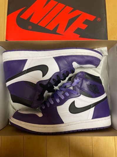 Nike Air Jordan 1 Retro High OG "Court Purple White/Black" (2020)