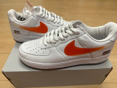 KITH × Nike Air Force 1 Low "White/Rush Blue/White/Brilliant Orange"