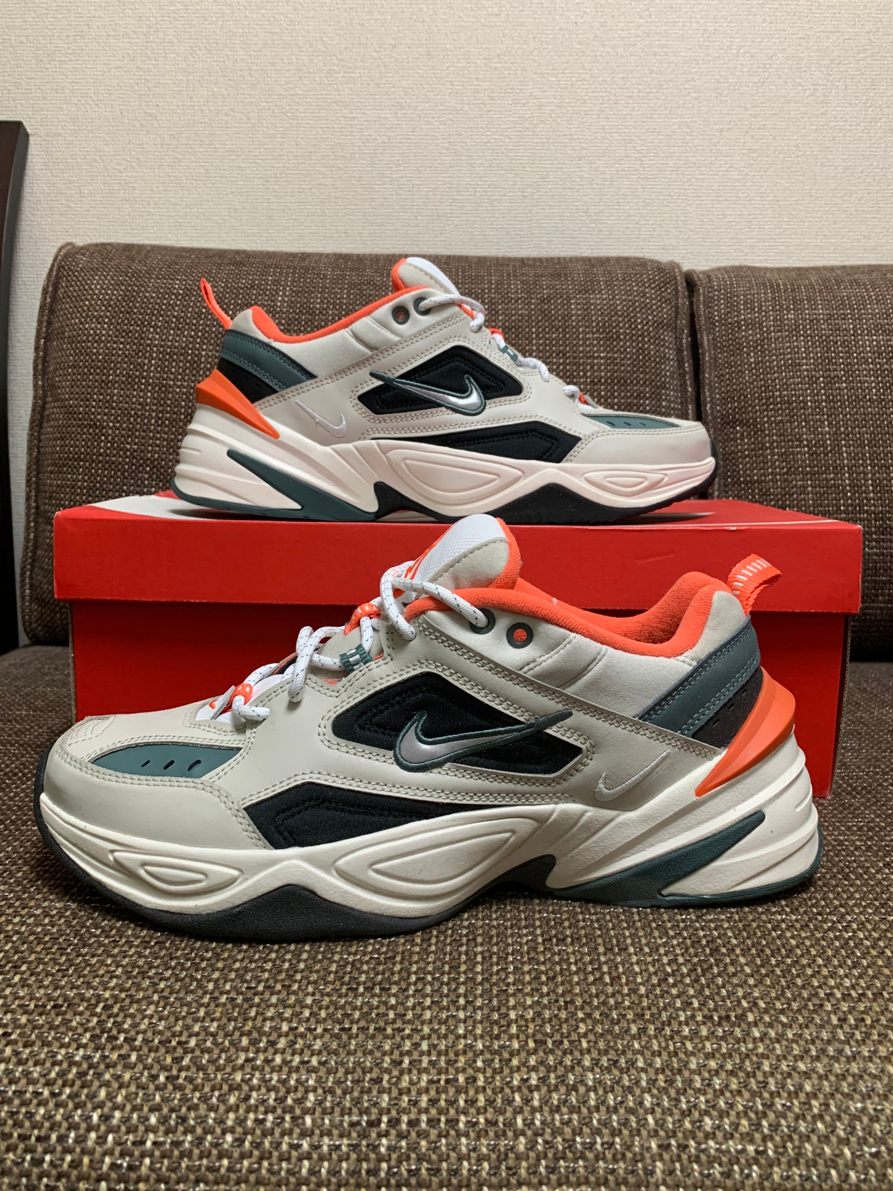 Nike M2K Tekno "Light Bone Turf Orange"