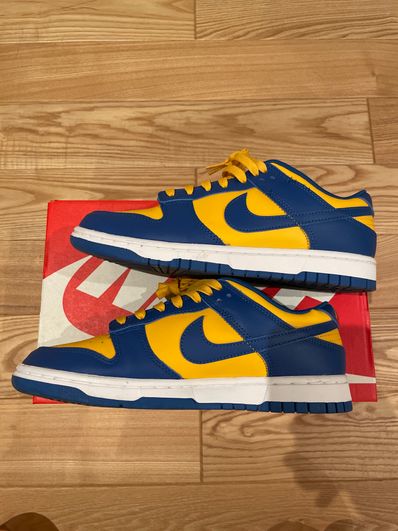 Nike Dunk Low "Blue Jay and University Gold"
