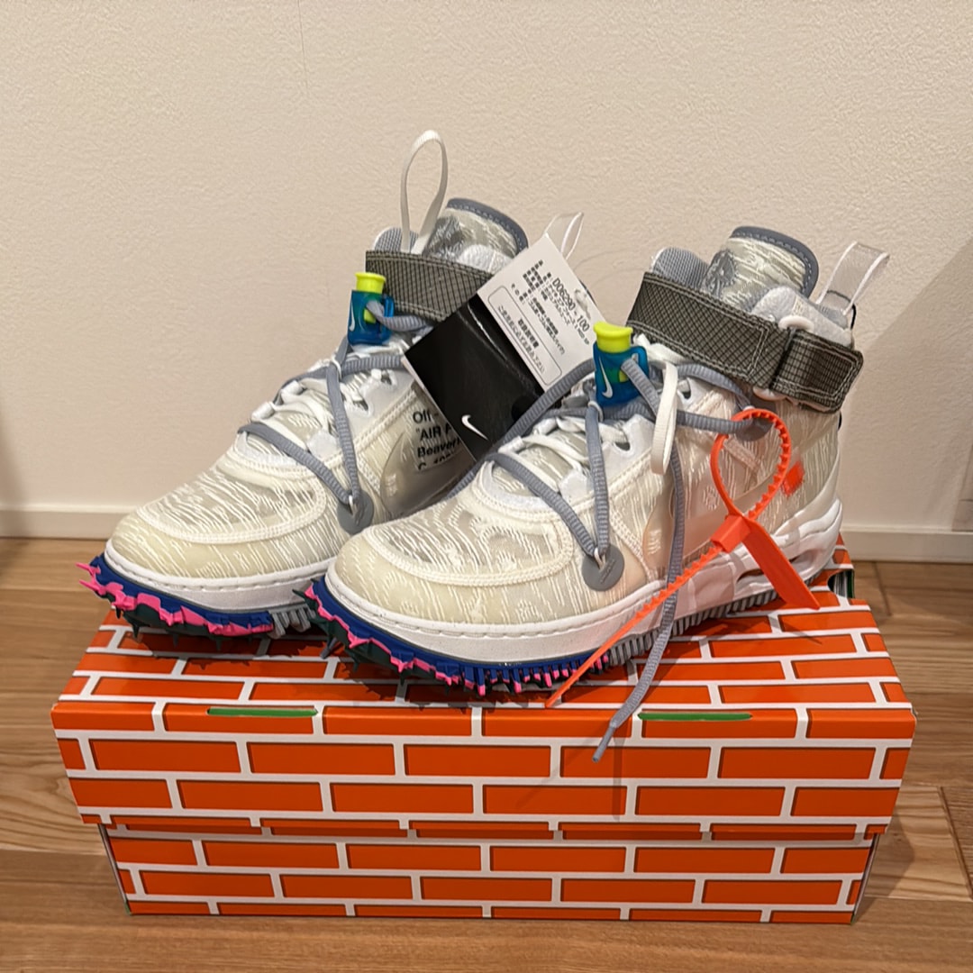 Off-White × Nike Air Force 1 Mid "White"