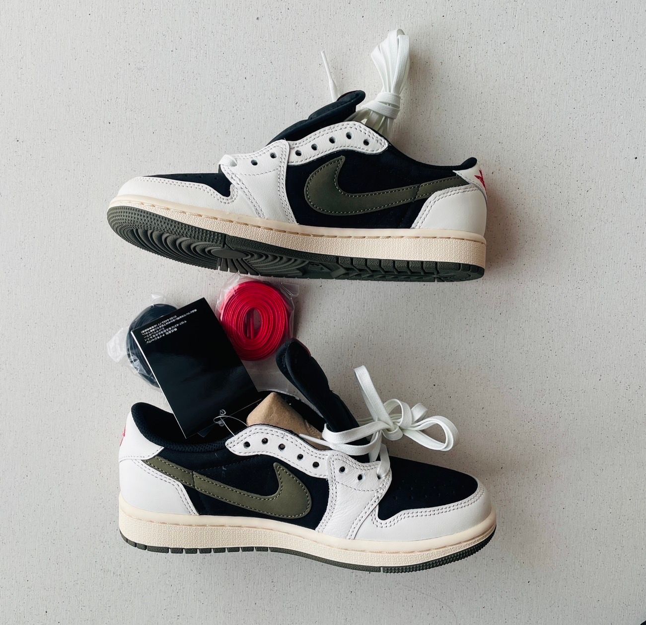 Travis Scott × Nike Women's Air Jordan 1 Low OG "Medium Olive"